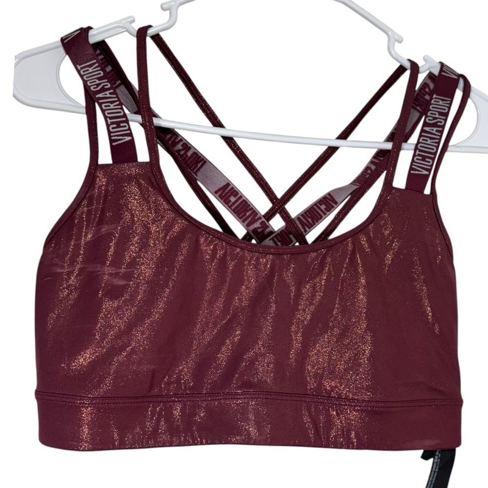 Victoria’s Secret Sport Pink Glitter Sports Bra
